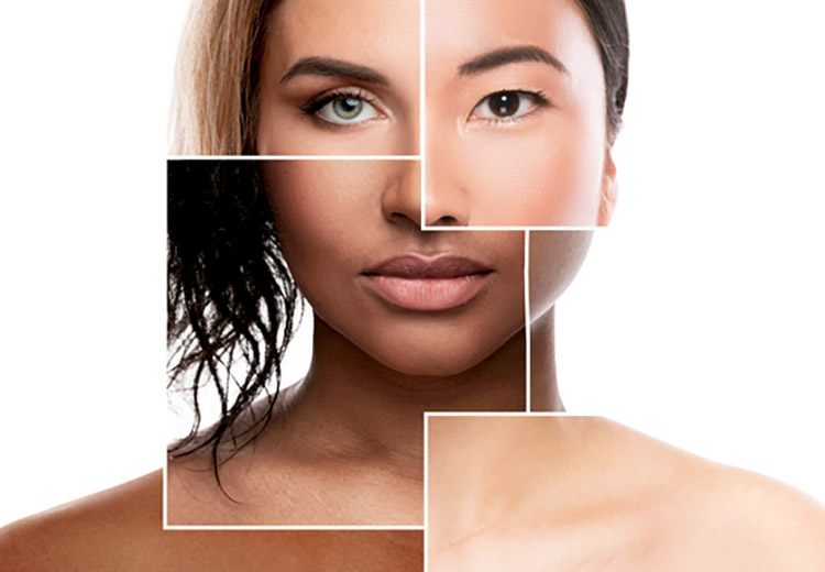 Difference between skin tones