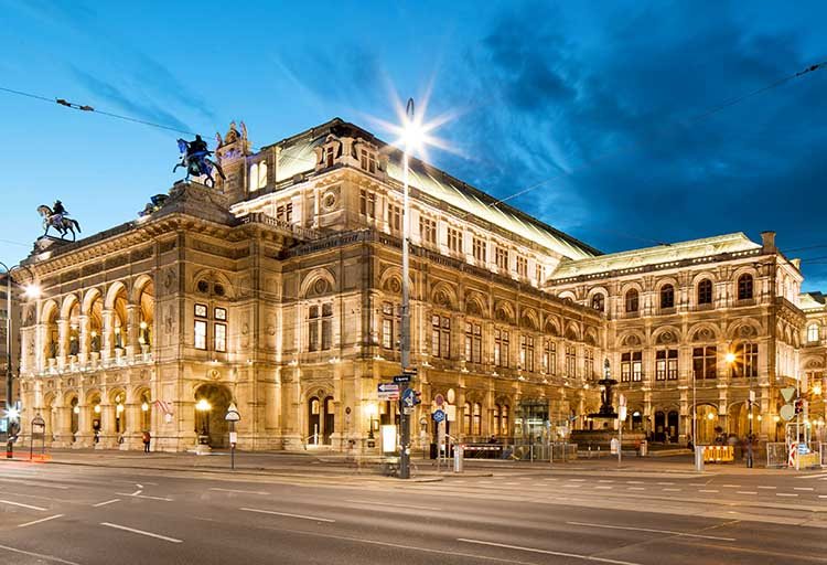 The Opera in Vienna, Austria