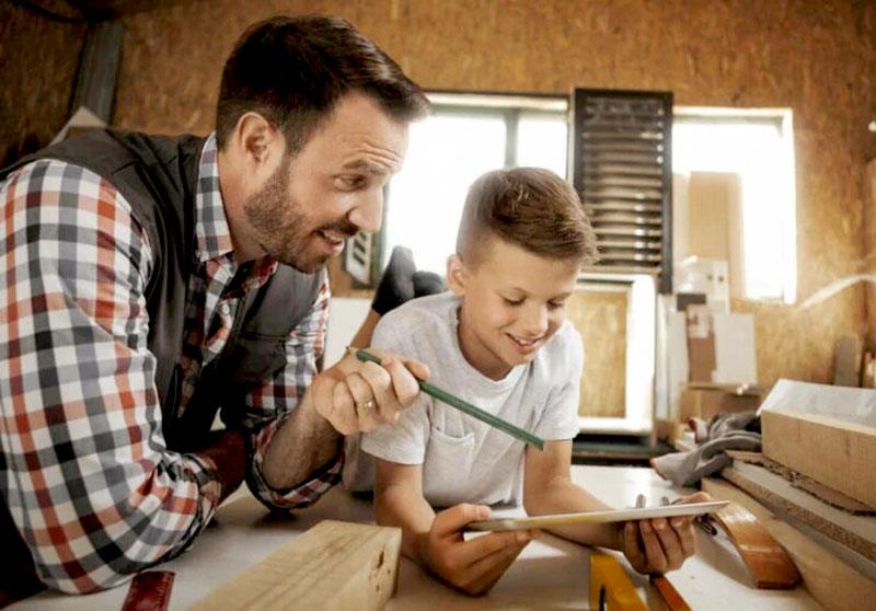 Woodworking with kids