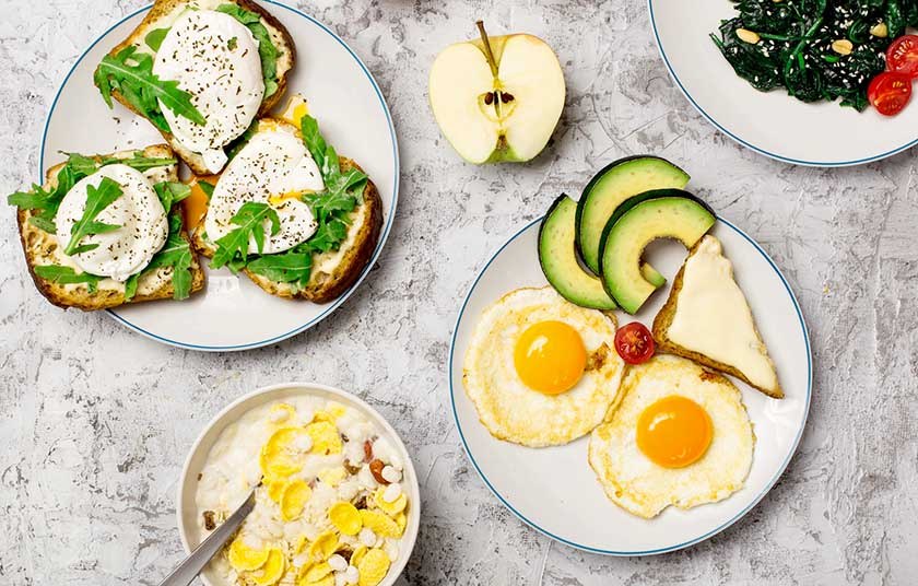 Protein-rich breakfast