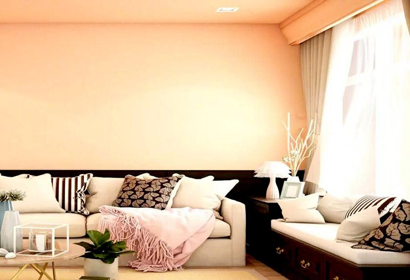 Room in warm colors