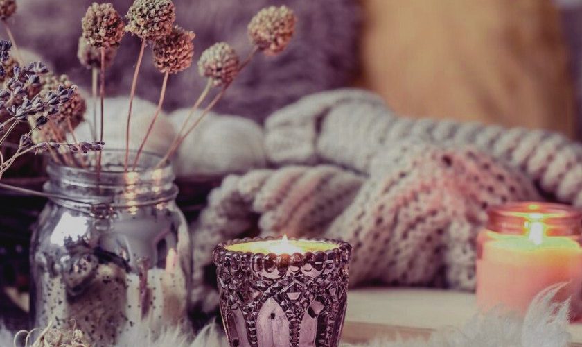 Essential decor whit decorative cups and candle by GrlTalk.com